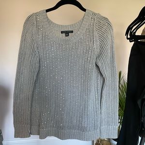 Banana Republic EUC Open-stitch sweater w/ sequins -M